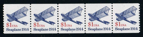 # 2468b (1993) 1914 Seaplane, SG, MP Tag - PS/5, #3, VF MNH
