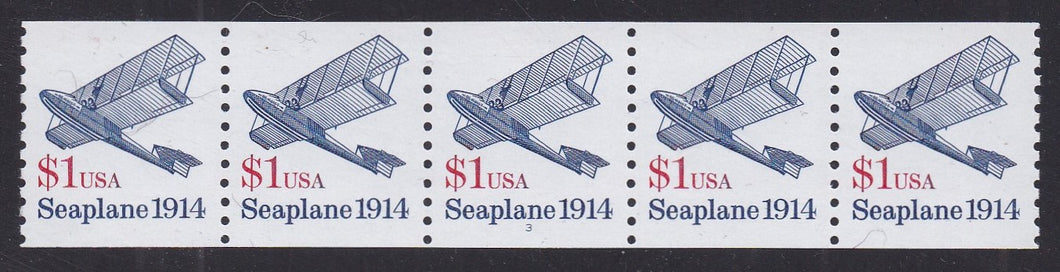 # 2468c (1998) 1914 Seaplane, LGG, GSP Tag - PS/5, #3, XF MNH