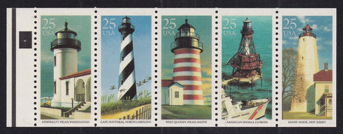 # 2474a (1990) Lighthouses, NF - Bklt pane, #5, MNH