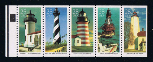 # 2474a (1990) Lighthouses, NF - Bklt pane, #3, MNH