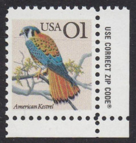 # 2476 (1991) Kestrell - Zip sgl, LR, MNH
