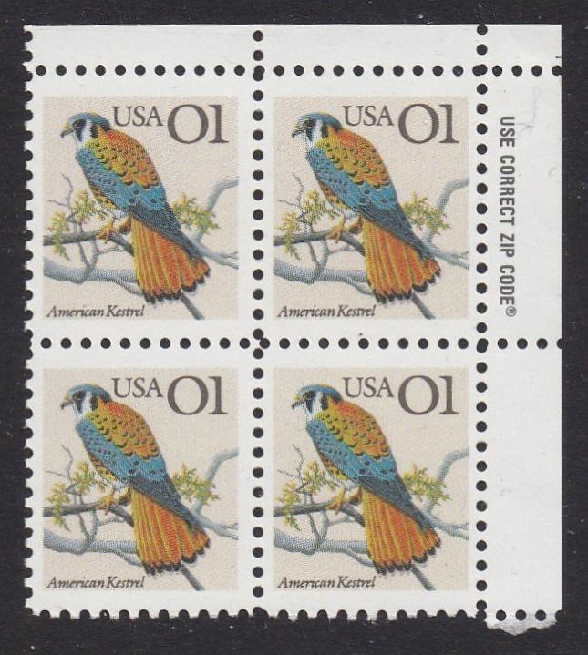 # 2476 (1991) Kestrell - Zip BK, UR, MNH