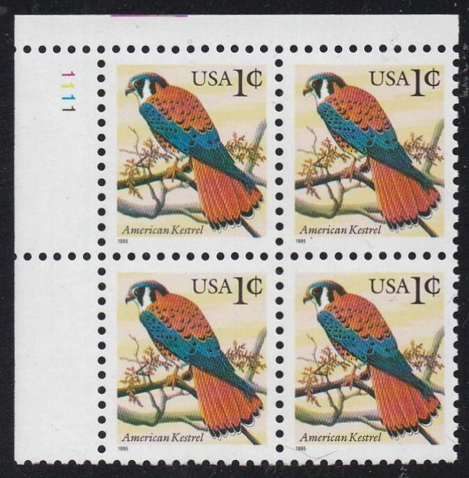 # 2477 (1995) Kestrel, SG - PB, UL #1111, MNH