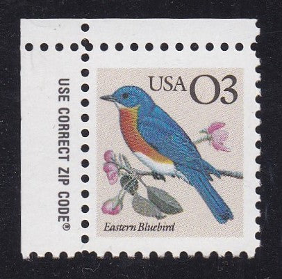 # 2478 (1991) Bluebird - Zip sgl, UL, MNH