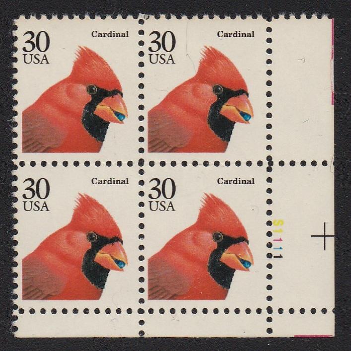 # 2480 (1991) Cardinal - PB, LR #S1111, MNH