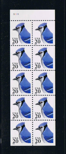 # 2483a (1995) Blue Jay, NF - Bklt pane, #S1111, MNH