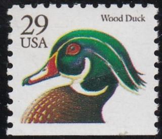 # 2484 (1991) Wood Duck, OA tag - Bklt sgl, MNH