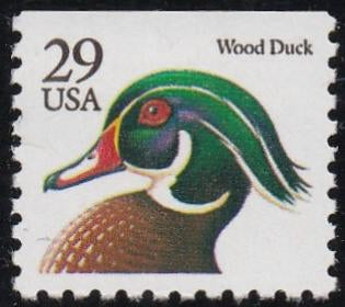 # 2484d (1991) Wood Duck, SP tag - Bklt sgl, MNH