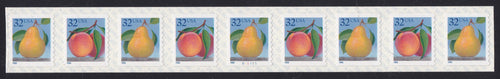 # 2495-95A (1995) Peach & Pear - Coil PS/9, #V11111, MNH