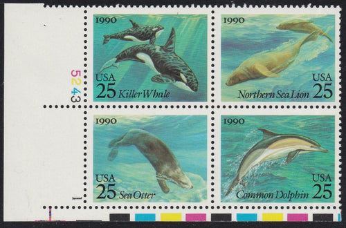 # 2508-11 (1990) Sea Life - PB, LL #5243-1, MNH