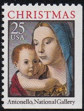 # 2514b (1990) Madonna and Child - Bklt sgl, MNH