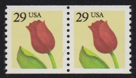 # 2526 (1992) Flower - Coil pr, XF MNH
