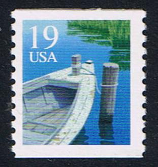 # 2529C (1994) Row Boat, 1 Loop - Coil sgl, MNH