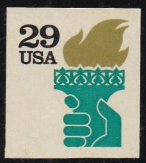 # 2531Ab (1991) Liberty Torch, 3rd Print, OA tag - Bklt sgl, MNH