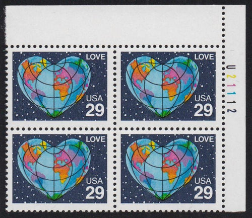 # 2535 (1991) Love - PB, UR #U21112, MNH