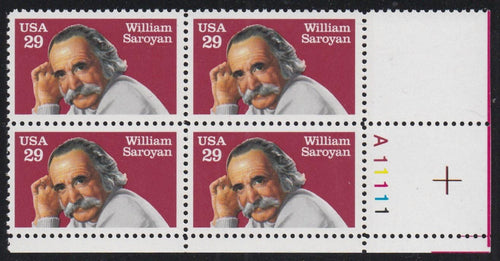 # 2538 (1991) Saroyan - PB, LR #A11111, XF MNH