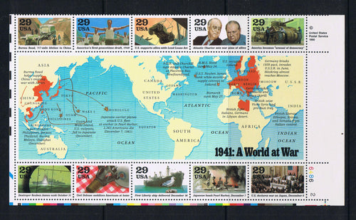 # 2559 (1991) WW II, 1941 - PB/10, LR #6486-2, MNH