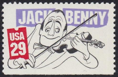# 2564 (1991) Comedians, Jack Benny - Bklt sgl, MNH
