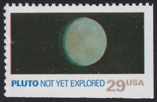 # 2577 (1991) Space / Planets, Pluto - Bklt sgl, MNH