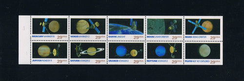 # 2577a (1991) Space / Planets, NF - Bklt pane, #111111, MNH