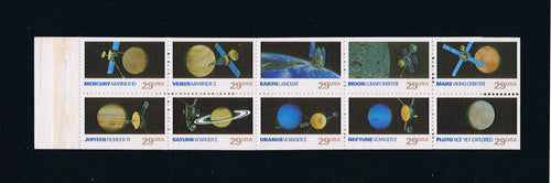# 2577a (1991) Space / Planets - Bklt pane, #111111, MNH