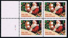 # 2581b-2585a (1991) Santa Christmas - Bklt Panes, Set/5, NB, #A11111, MNH