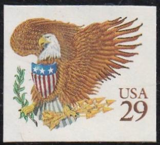 # 2595 (1992) Eagle, Brown - Bklt sgl, MNH