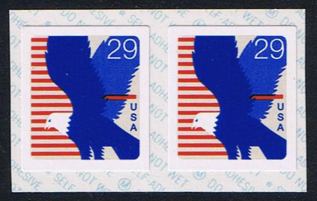 # 2598b (1994) Eagle, Type A - Coil pr, MNH