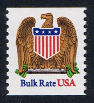 # 2602 (1991) Eagle & Shield - Coil sgl, MNH