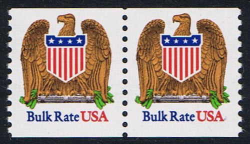 # 2602 (1991) Eagle & Shield - Coil pr, XF MNH