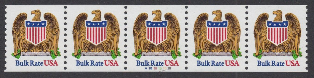 # 2602 (1991) Eagle & Shield - PS/5, #A10.10.10.10.10, VF MNH