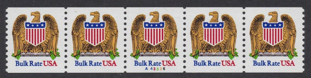 # 2602 (1991) Eagle & Shield - PS/5, #A43326, XF MNH