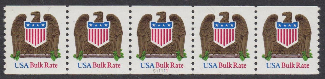 # 2604 (1993) Eagle & Shield, LGG - PS/5, #S11111, VF MNH