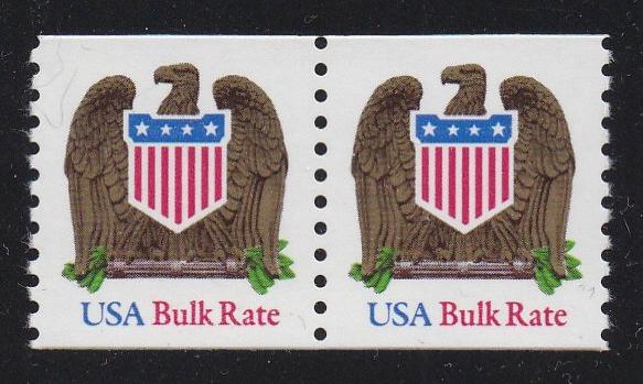 # 2604 (1993) Eagle & Shield, LGG - Coil pr, XF MNH