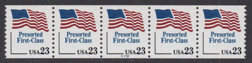 # 2605 (1991) Flag, Presort First Class - PS/5, #A212, VF MNH