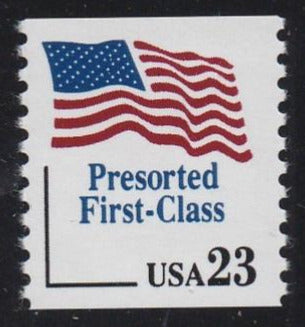 # 2605 (1991) Flag, Presort First Class - Coil sgl, MNH