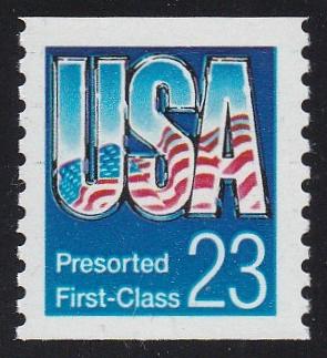 # 2606 (1992) Flag, Presort First Class - Coil sgl, MNH