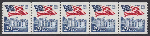# 2609 (1992) Flag/White House - PS/5, #11, VF MNH