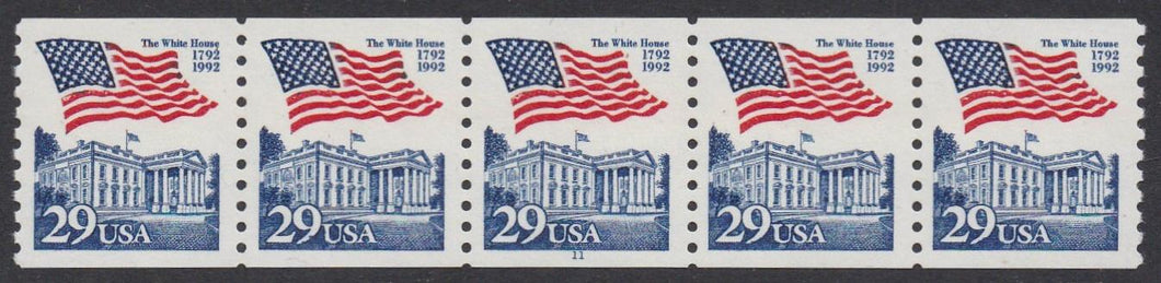 # 2609 (1992) Flag/White House - PS/5, #11, VF MNH