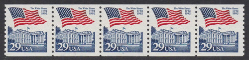 # 2609 (1992) Flag/White House - PS/5, #1, FVF MNH