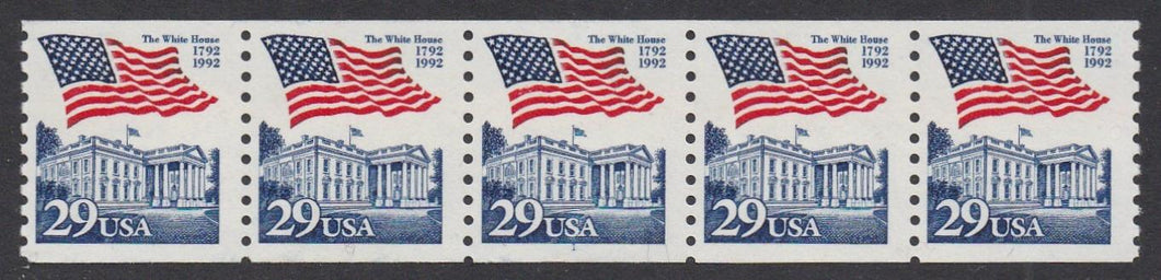 # 2609 (1992) Flag/White House - PS/5, #1, FVF MNH