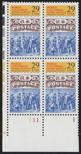 # 2616 (1992) World Columbian Expo - PB, LL #111-1, MNH