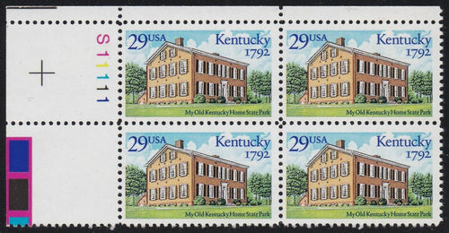 # 2636 (1992) Kentucky Statehood - PB, UL #S11111, MNH