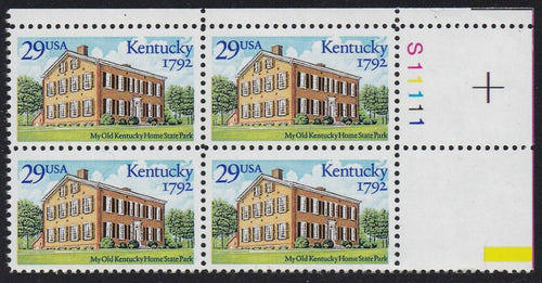 # 2636 (1992) Kentucky Statehood - PB, UR #S11111, MNH