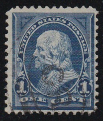 # 264 (1895) Franklin, blue - Sgl, Used [1]