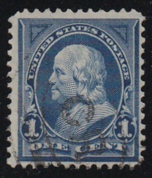 # 264 (1895) Franklin, blue - Sgl, Used [1]