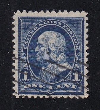 # 264 (1895) Franklin, dark blue - Sgl, Used [5]