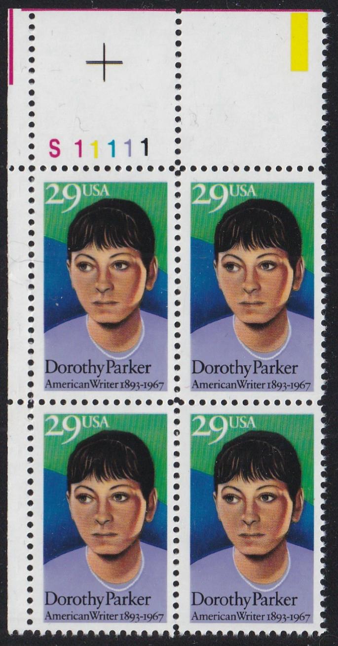 # 2698 (1992) Parker - PB, UL #S11111, MNH