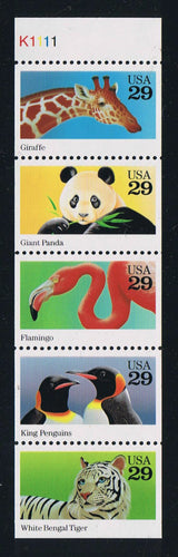 # 2709a (1992) Wild Animals, NF - Bklt pane, #K1111, MNH