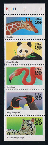 # 2709a (1992) Wild Animals - Bklt pane, #K1111, MNH